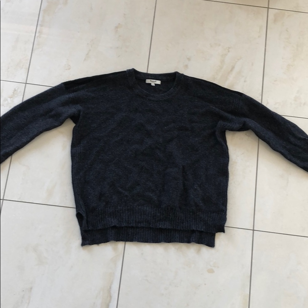 Dark Grey Knit Madewell Sweater